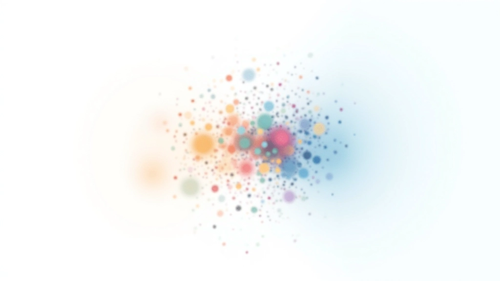 Scatter plot visualization showing fund data points gradually converging into distinct colored clusters during K-means algorithm iterations